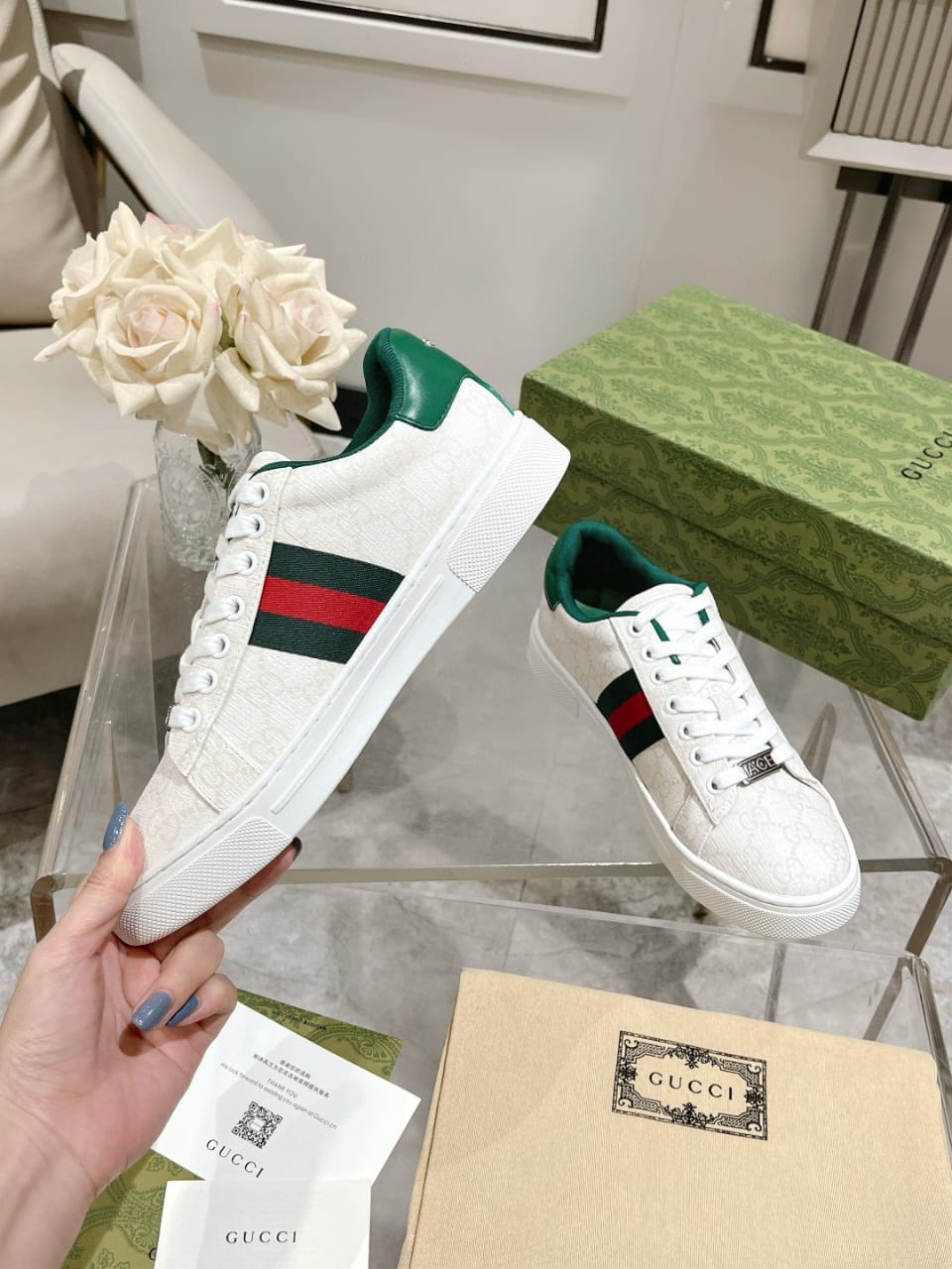 Glenda Ace Sneakers White